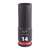 Immagine di Milwaukee Bussola a macchina attacco quadro 3/8" 14 mm lunga 