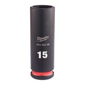 Immagine di Milwaukee Bussola a macchina attacco quadro 3/8" 15 mm lunga 