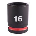 Immagine di Milwaukee Bussola a macchina attacco quadro 3/8" 16 mm corta 