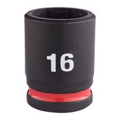Immagine di Milwaukee Bussola a macchina attacco quadro 3/8" 16 mm corta 