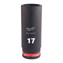 Immagine di Milwaukee Bussola a macchina attacco quadro 3/8" 17 mm lunga 