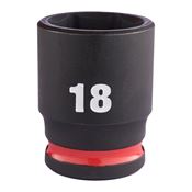 Immagine di Milwaukee Bussola a macchina attacco quadro 3/8" 18 mm corta 