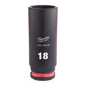 Immagine di Milwaukee Bussola a macchina attacco quadro 3/8" 18 mm lunga 
