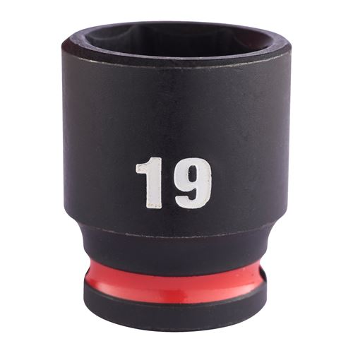 Immagine di Milwaukee Bussola a macchina attacco quadro 3/8" 19 mm corta 
