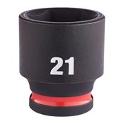 Immagine di Milwaukee Bussola a macchina attacco quadro 3/8" 21 mm corta 
