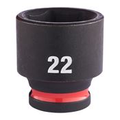 Immagine di Milwaukee Bussola a macchina attacco quadro 3/8" 22 mm corta 