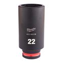 Immagine di Milwaukee Bussola a macchina attacco quadro 3/8" 22 mm lunga 