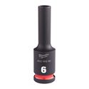 Immagine di Milwaukee Bussola a macchina attacco quadro 3/8" 6 mm lunga 
