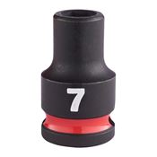 Immagine di Milwaukee Bussola a macchina attacco quadro 3/8" 7 mm corta 
