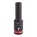 Immagine di Milwaukee Bussola a macchina attacco quadro 3/8" 7 mm lunga 