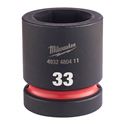 Immagine di Milwaukee Bussola a macchina attacco quadro 1" 33 mm corta 