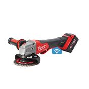 Immagine di M18 ONEFSAG125XPDB-502X Milwaukee Smerigliatrice angolare 18 Volt disco 125 mm 5,0Ah Tecnologia Fuel ONE KEY con interruttore a paletta e freno 
