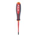 Immagine di Milwaukee Cacciavite isolato 1000V Slim croce PZ1 lunghezza 80 mm 