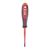 Immagine di Milwaukee Cacciavite isolato 1000V Slim croce PH/SL1 lunghezza 80 mm 