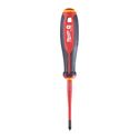 Immagine di Milwaukee Cacciavite isolato 1000V Slim croce PZ/SL1 lunghezza 80 mm 
