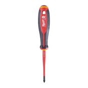 Immagine di Milwaukee Cacciavite isolato 1000V Slim croce PZ/SL1 lunghezza 80 mm 