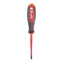 Immagine di Milwaukee Cacciavite isolato 1000V Slim croce PH2 lunghezza 100 mm 