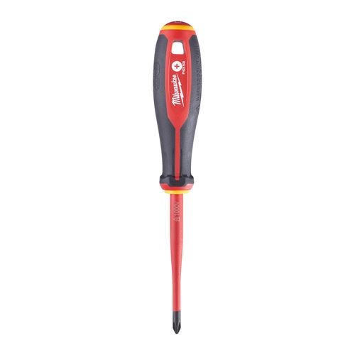 Immagine di Milwaukee Cacciavite isolato 1000V Slim croce PH2 lunghezza 100 mm 