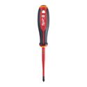Immagine di Milwaukee Cacciavite isolato 1000V Slim croce PH/SL2 lunghezza 100 mm 