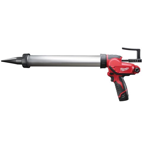 Immagine di M12 PCG/600A-201B Milwaukee Pistola per silicone tubo alluminio 600 mm 12 Volt con 1 batteria 2,0 Ah 