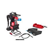 Immagine di MXF CVBPKIT-602  Milwaukee Vibratore per calcestruzzo a zaino MX Fuel 6.0 Ah con 2 batterie con testa 38 mm e tubo 2 m 