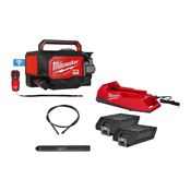 Immagine di MXF CVBCKIT-602 Milwaukee Vibratore per calcestruzzo a valigetta MX Fuel 6.0 Ah con 2 batterie con testa 38 mm e tubo 4 m 