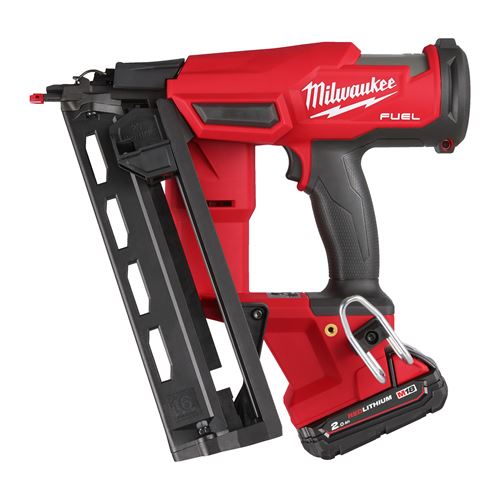 Immagine di M18 FN16GA-202X Milwaukee Groppinatrice 16GA 18 Volt 2,0Ah Tecnologia Fuel valigetta HeavyDuty 