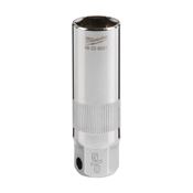 Immagine di Milwaukee Bussola per candele attacco quadro 3/8" 14 mmn con guarnizione in gomma 