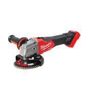 Immagine di M18 FSAG115X-0 Milwaukee Smerigliatrice angolare 18 Volt disco 115 mm Tecnologia Fuel con interruttore a slitta senza batteria 