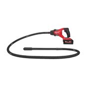 Immagine di M18 FCVN24-551 Milwaukee Vibratore per calcestruzzo ad ago 18V 5.5Ah 2.4 m con 1 batteria 