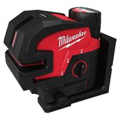 Immagine di M12 CLL4P-301C Milwaukee Livella laser Verde a due linee con 4 punti piombo 3.0Ah 
