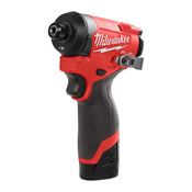 Immagine di M12 FID2-202X Milwaukee Avvitatore a impulsi compatto 12 Volt 1/4" 2,0Ah Tecnologia Fuel valigetta HeavyDuty 