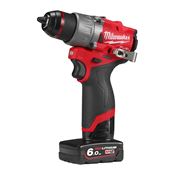 Immagine di M12 FDD2-602X Milwaukee Trapano compatto 12 Volt 6,0Ah Tecnologia Fuel valigetta HeavyDuty 