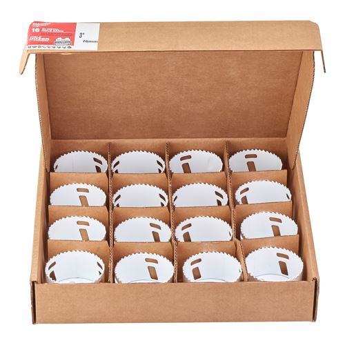 Immagine di Milwaukee Sega a tazza 76 mm confezione da 16 pz 