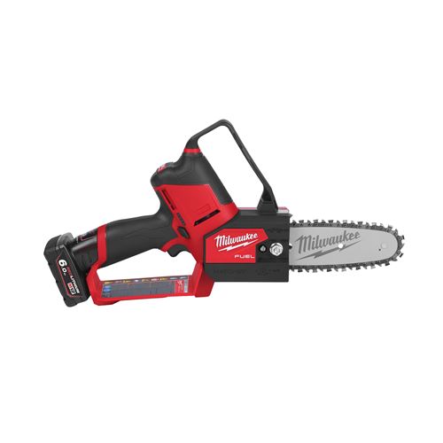 Immagine di M12 FHS-602X Milwaukee Elettrosega per potatura 12 Volt Barra 15cm 6.0Ah Tecnologia Fuel valigetta HeavyDuty 