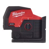 Immagine di M12 CLLP-0C Milwaukee Livella laser Verde a due linee con 2 punti piombo senza batteria 