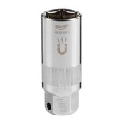 Immagine di Milwaukee Bussola per candele attacco quadro 3/8" 20,8 mm con guarnizione etica 