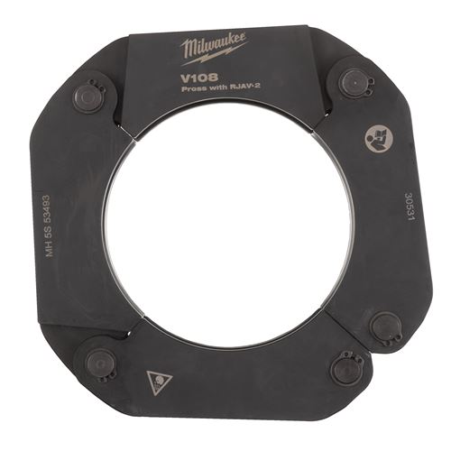 Immagine di RJ18-V108 Milwaukee Anello per pressatura 108 mm con profilo a V - Adatta a M18 ONEBLHPT, M18 BLHPT e BLHPTXL - Necessario adattatore RJAV-2 