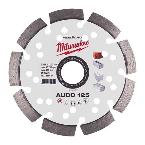 Immagine di Milwaukee Disco diamanatato AUDD diametro 125 mm 