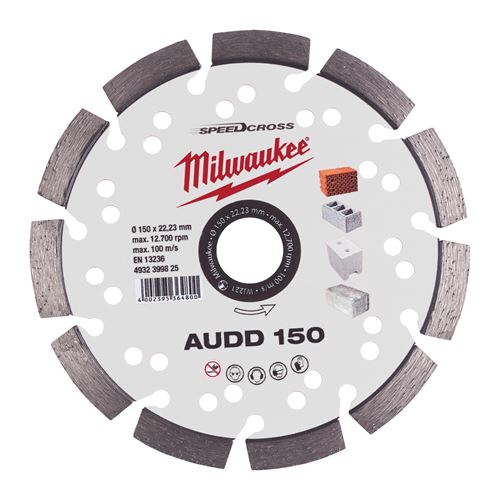 Immagine di Milwaukee Disco diamanatato AUDD diametro 150 mm 