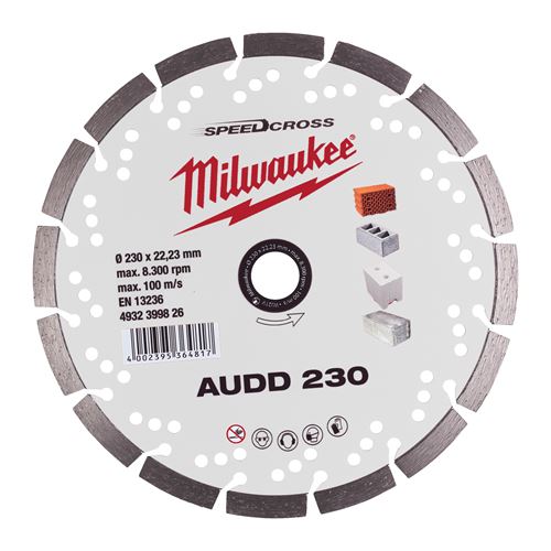 Immagine di Milwaukee Disco diamanatato AUDD diametro 230 mm 