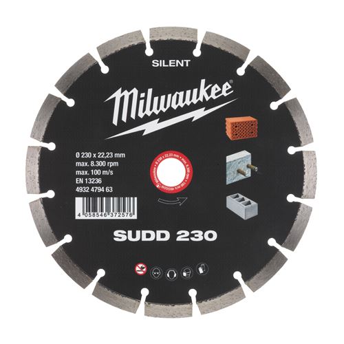 Immagine di Milwaukee Disco diamanatato SUDD diametro 230 mm 