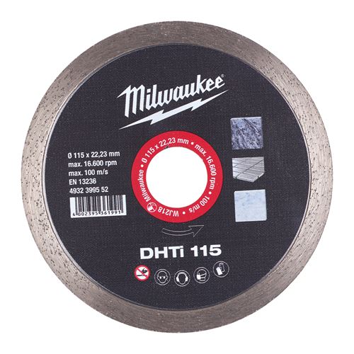 Immagine di Milwaukee Disco diamanatato DHTi diametro 115 mm 