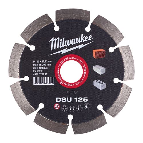 Immagine di Milwaukee Disco diamanatato DSU diametro 125 mm 