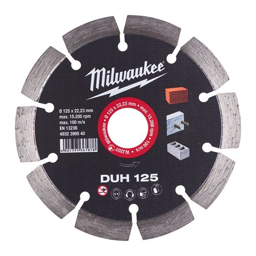 Immagine di Milwaukee Disco diamanatato DUH diametro 125 mm 
