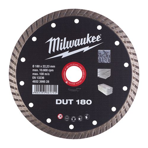 Immagine di Milwaukee Disco diamanatato DUT diametro 180 mm 