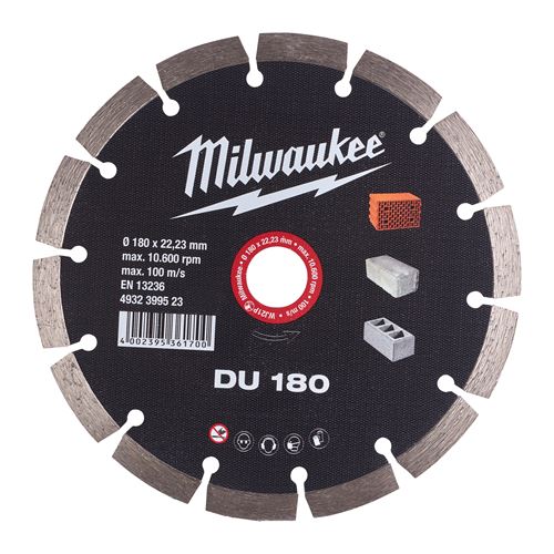 Immagine di Milwaukee Disco diamanatato DU diametro 180 mm 