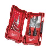 Immagine di Milwaukee Set frese a gradino 1 x 4 -12/1 mm, 1 x 4-20/2 mm + punte ferro 
