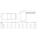 Immagine di meccanismi tavoli estraibili ready l 900 set 1 tavolo c/tappi                                                                                           
