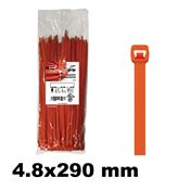 Immagine di Mugrip fascetta poliamnide 6.6 4,8X290 arancio 